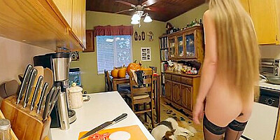 Longpussy Fooling Around In The Kitchen ....again