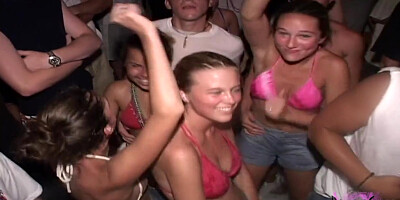 College teens 18+ Shake & Grind In Tiny Bikinis At A Foam Party - DreamGirlsMembers