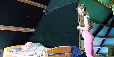 Amazing Teen 18+ Amateur Getting Pussy Fucked By Grumpy Old Man