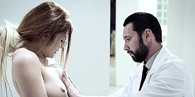 Virgin Teen 18+ Wants Bigger Boobs But Her Doctor Is A Perv - Adria Rae