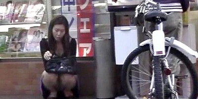Horny Japanese chick in Incredible Public, Outdoor JAV scene
