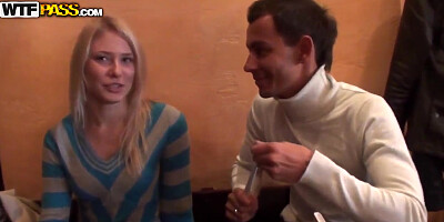 Blonde Iry fucks for money and enjoys it also