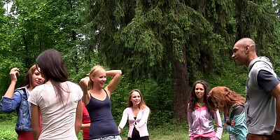 Albina & Hailey Ariana & Felony & Lindsey & Francheska & Angela in orgy movie showing lusty chicks shagging in nature