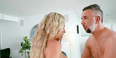 Blonde Hottie Moans With Delight While Keiran Drills - Keiran Lee And Olivia Austin