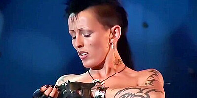 Extreme Fetish Show On Public Show Stage