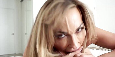 Aubrey Black In Sucks And Rides Stepsons Cock Until It Explodes