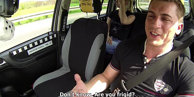 Czech Taxi - Blonde Teen gets ride of her LIFE