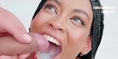 Swallows 224 Huge Cum Loads - Samantha Cruuz