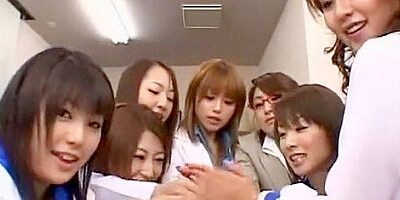 Best Japanese model in Amazing Handjob, Blowjob JAV Movie