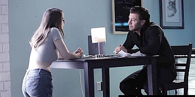 Laney Grey - Fucks Her Stepsisters Boss To Save Her Job & Convinces Amateur Bdsm Pics Him To Take Her Back