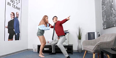 Workplace Pussy Party - Tina Fire And Irina Cage