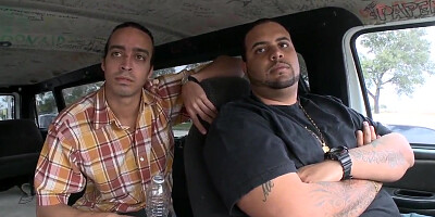 Amateur brunette Allee Mack gets filmed from car