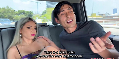 Malena Doll - Busty Blonde Latina Enjoys At Car