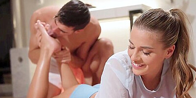 Eveline Dellai In Like Toe Sucking And Anal