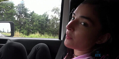 Emily Has Fun Flashing You At The Beach - ATKGirlfriends