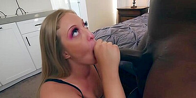 Sucks Big Black Cock And Gets Properly Fucked In Bed With Erik Dikkerson, Will Tile And Katie Diamonds
