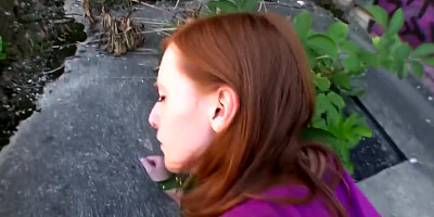 Ginger head teen 18+ Public agent Full video