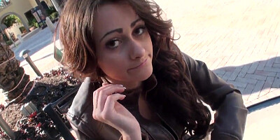 A beautiful girl is stood up by a real loser