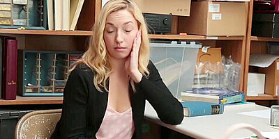 Shoplifter Zoe Parker Gets Her Cute Face Blasted With Cum
