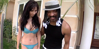Cute milf Diana Prince challenged with extreme black cock!