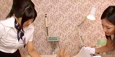 Amazing Japanese whore Meguru Kosaka, Kaho Kasumi, Sasa Handa in Incredible Handjob, Fetish JAV video