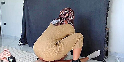 Ghomestory - Muslim Woman Sucks Cock And Fucks In The A