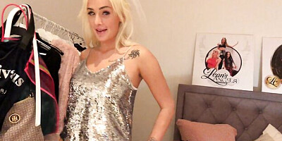 Lingerie try on haul trailer with explosive Ornella Morgan from Leons TV