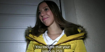 Euro girlnextdoor fucked by a stranger in public