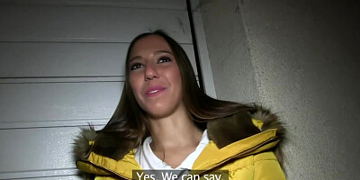 Euro girlnextdoor fucked by a stranger in public