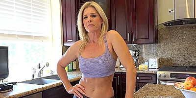 Stepmom India Summer Welcomes Stepson Home