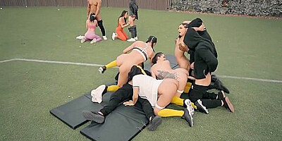 Day Of Debauchery Crazy Outdoor Group Sex - Jasmin Luv, Maddy May And Hailey Rose