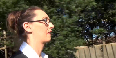 American amateur flasher Demona Dragons upskirt and public nudity of daring exhibitionist babe outdoors