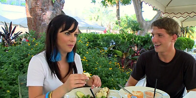 Lovely hottie brings new BF at home for extra activities