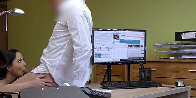 Kristy Black gets banged by a big dicked loan shark