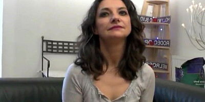 Guy shoves his cock deep inside MILF's opening on camera