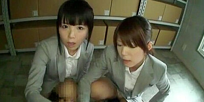 Horny Japanese model Kyouko Maki, Sayo Nakamoto, Airi Hayasaka in Exotic Handjobs, POV JAV clip