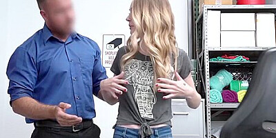 Teen 18+ Violet Storm Blackmailed And Banged By Police Officer