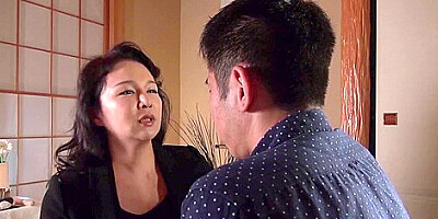 02K2822- Widowed wife masturbating in front of her husband's remains