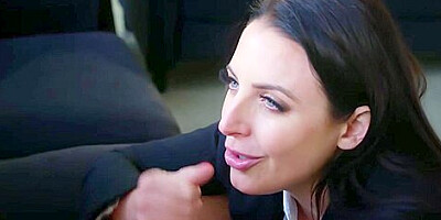 Delivers A Deep Blowjob And Gets Properly Fucked With Seth Gamble And Angela White
