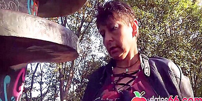 Needy Old Milf - Almost Gilf - Got Public Park Bang In Berlin, Germany (strangers Are Around) - Horny Slut Rubina Found At Full Scene) 25 Min