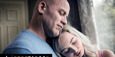 PURE TABOO Obedient Petite Virgin Lexi Lore Receives Very Special Hug From Stepdaddy Derrick Pierce