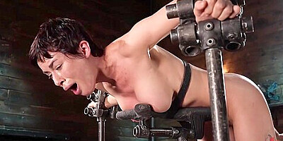 Very Busty Hairy Slave Bound And Toyed - Olive Glass