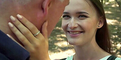 Russian Teen 18+ Romantic Sex With Old Man Horny And Fuckable