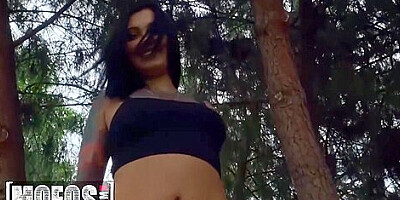 Adel Asanty Waits For Her Friend In The Park