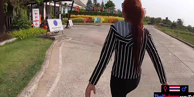 Big Ass Thai Girlfriend Sucks And Rides Her Hung Boyfriend After A Day Out