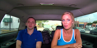 sweet little blonde Nicole Aniston photo shooting