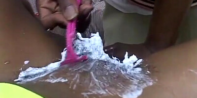 Black teen 18+ Nicole Richie Gets A Tasty Shaved Cunt