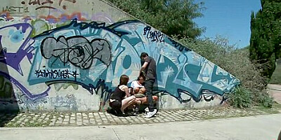 Blindfolded Got Laid In Public - James Deen, Yoha Galvez And Princess Donna
