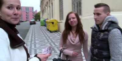 Czech swingers pay amateur couple for sex in the park