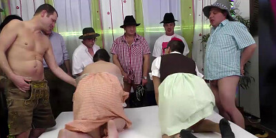 german lederhosen fuck orgy